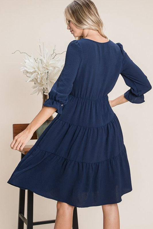 Thumbnail: ALL SEASON MIDI TUNIC/DRESS IN NAVY