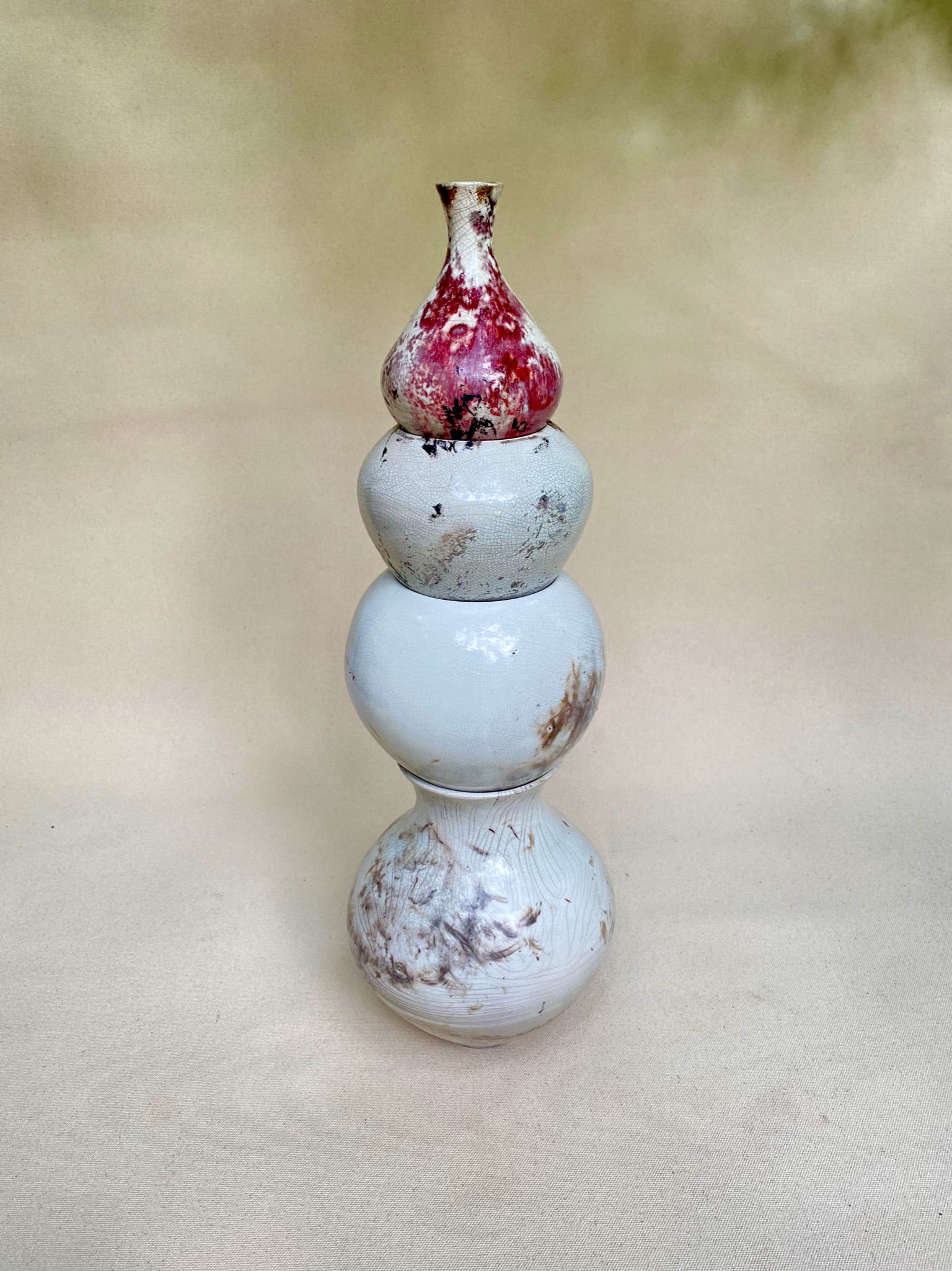 Raku Set of Vases (4)
