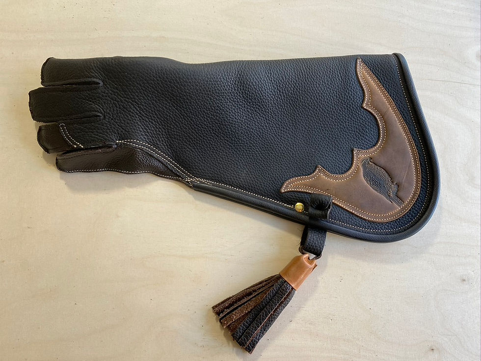 Adlerhandschuh mit Vollsattel