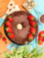 BRIGADEIRO COM BRANQUINHO E MORANGO