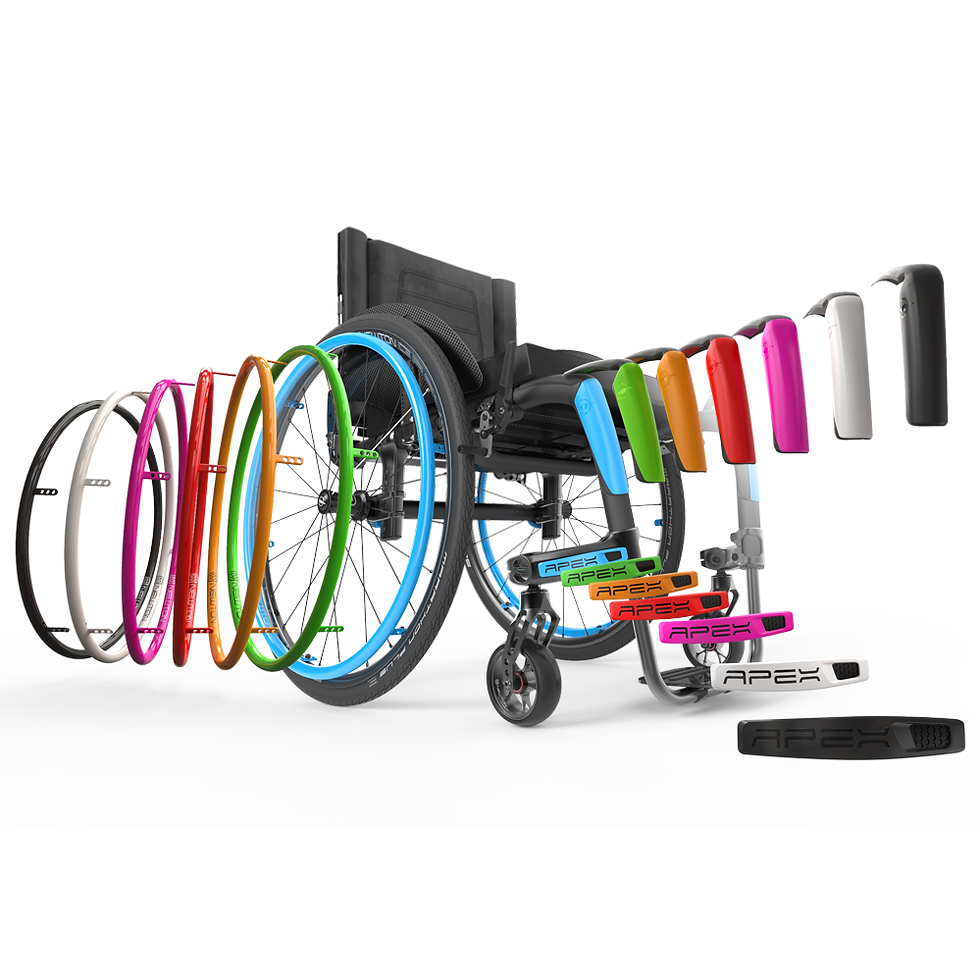 Thumbnail: APEX Carbon Rigid Wheelchair | Rolling in Paradise