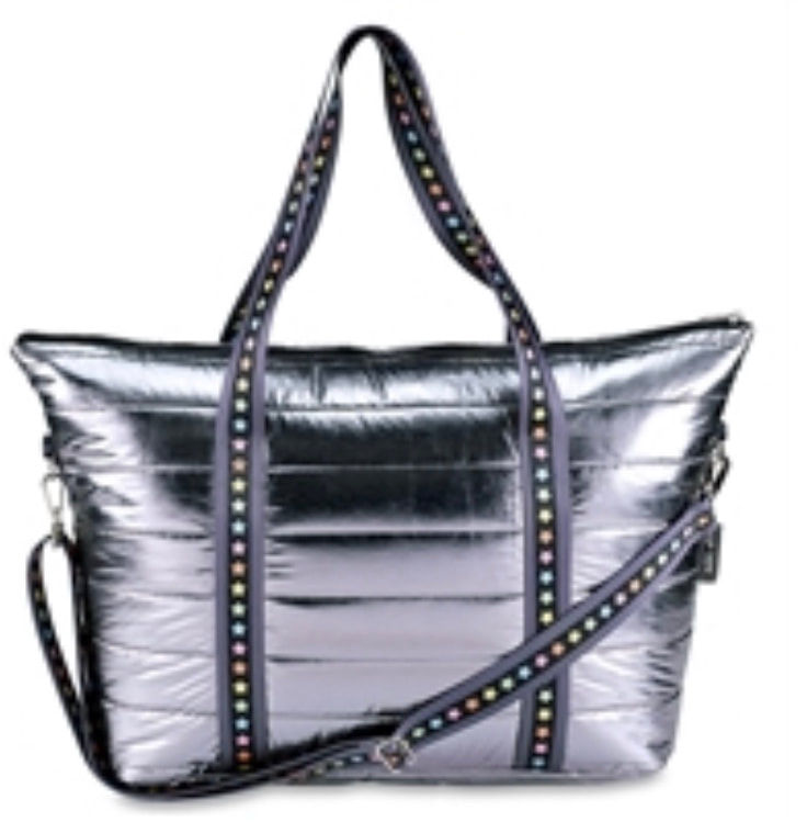 Gunmetal with Multi Stars Straps