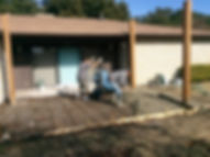 concrete installation