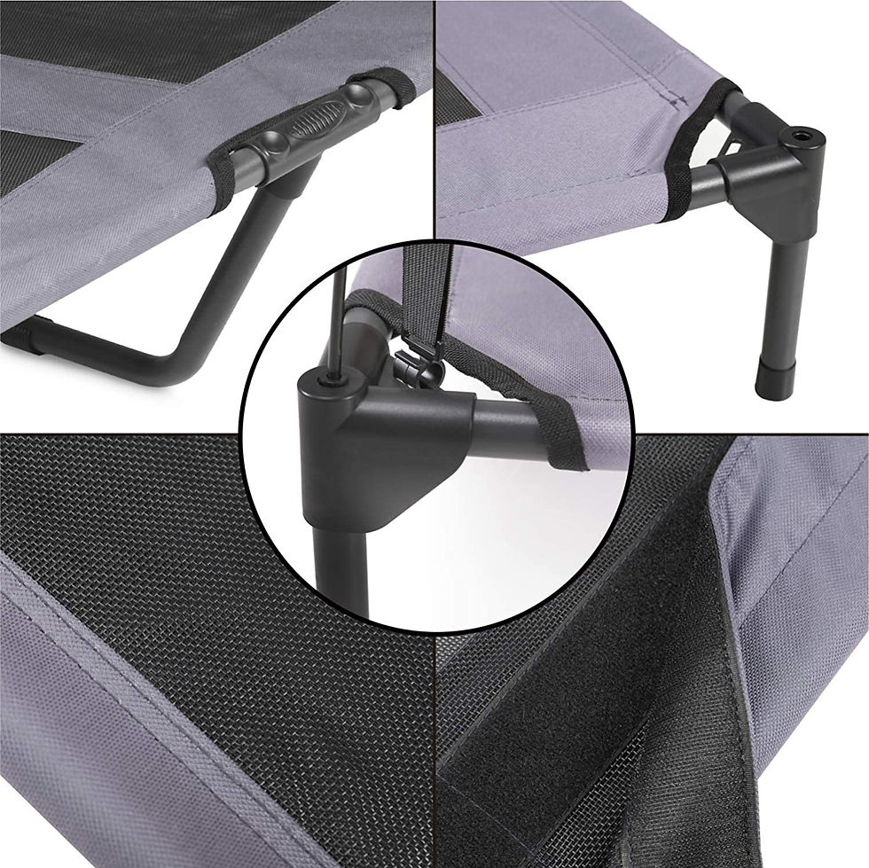 Thumbnail: PawfectPals Elevated Pet Bed for Indoor Outdoor with Detachable Shade (Large)