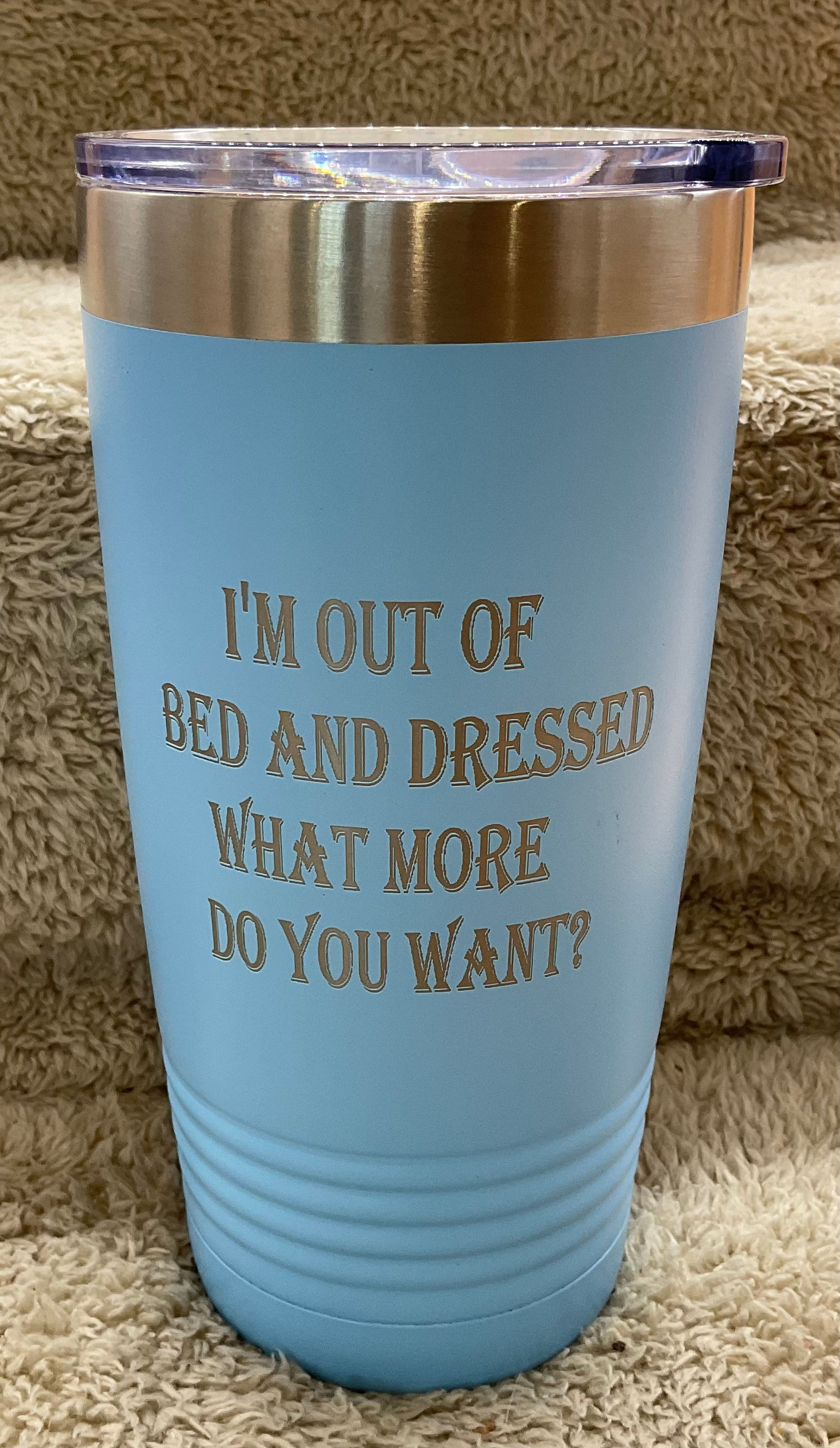 20oz Light Blue Ringneck Tumbler