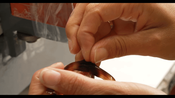 Insert Metal Decor Acetate Eyewear