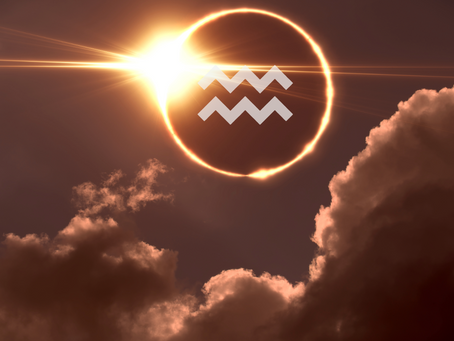 Solar Eclipse in Aquarius