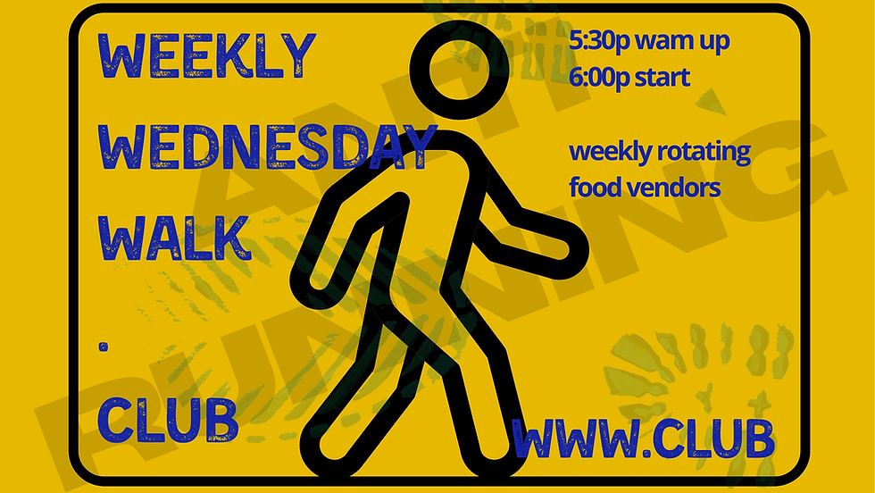 weekly wednesday walk club 
