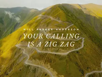 winding path up green mountain