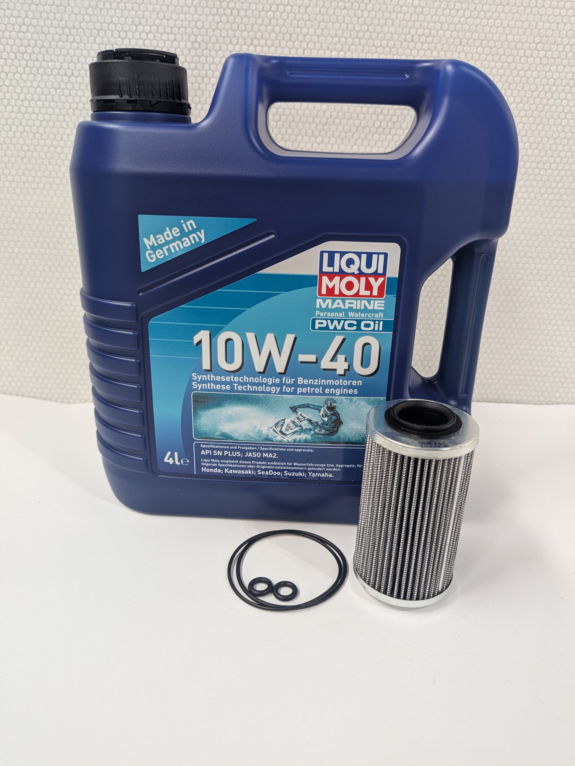 Seadoo Oil change Kit, 1503, 1630 models, SDC Liqui Moly PWC Oil 10w-40