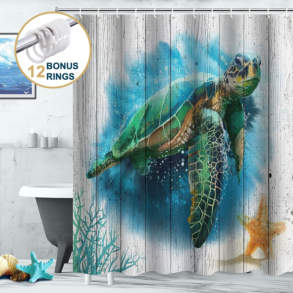 Thumbnail: Shower curtain - Ocean