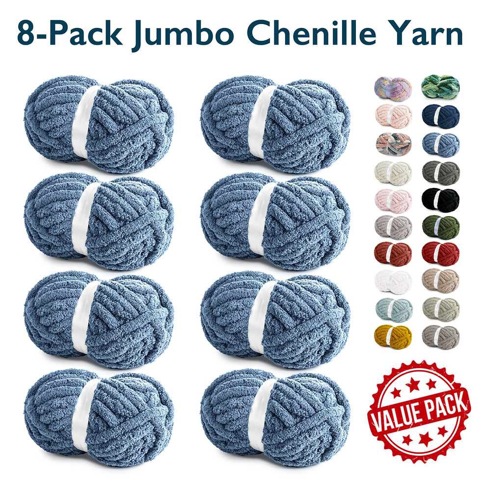 Thumbnail: Yarn-7 Jumbo-Chenille-8Pack