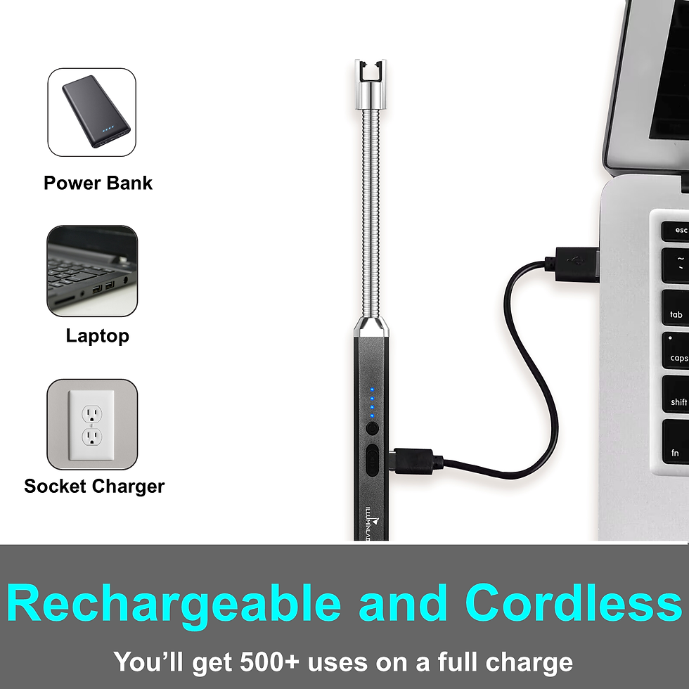 Thumbnail: Illuminlabs 2Pack Electric Lighter-Long