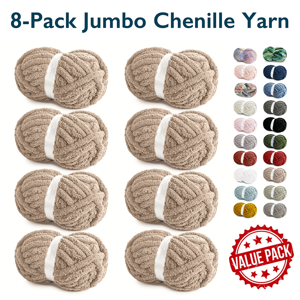 Thumbnail: Yarn-7 Jumbo-Chenille-8Pack