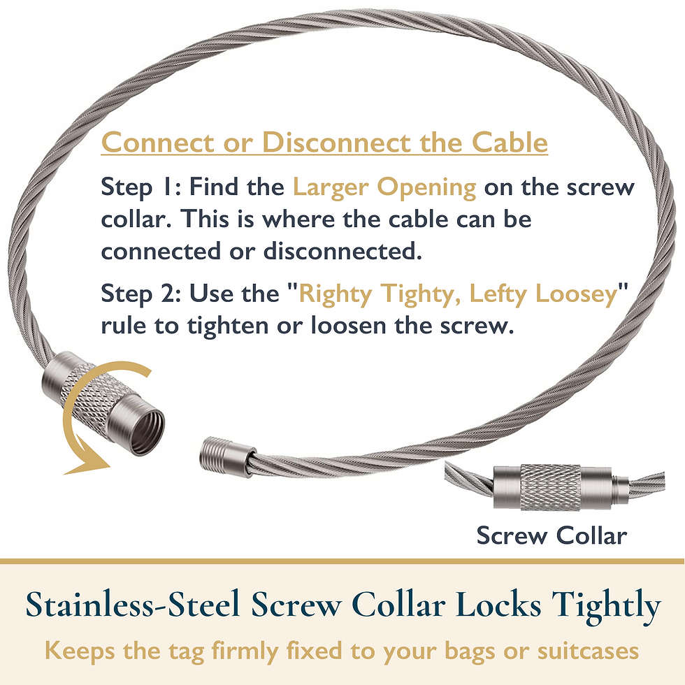 Thumbnail: ComfiTime Silicone Luggage Tags With Alphabet -Green