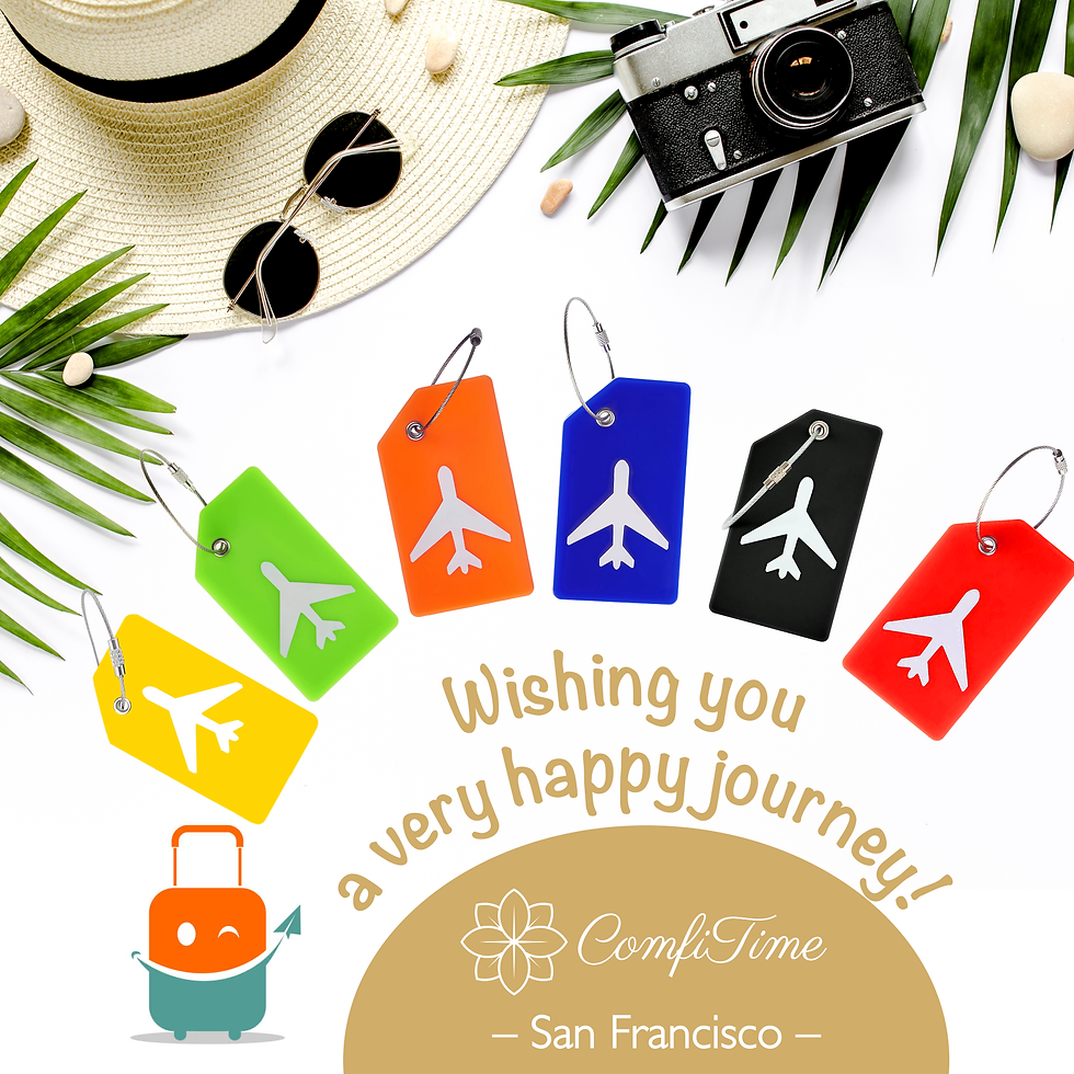 Thumbnail: Silicone Luggage Tags