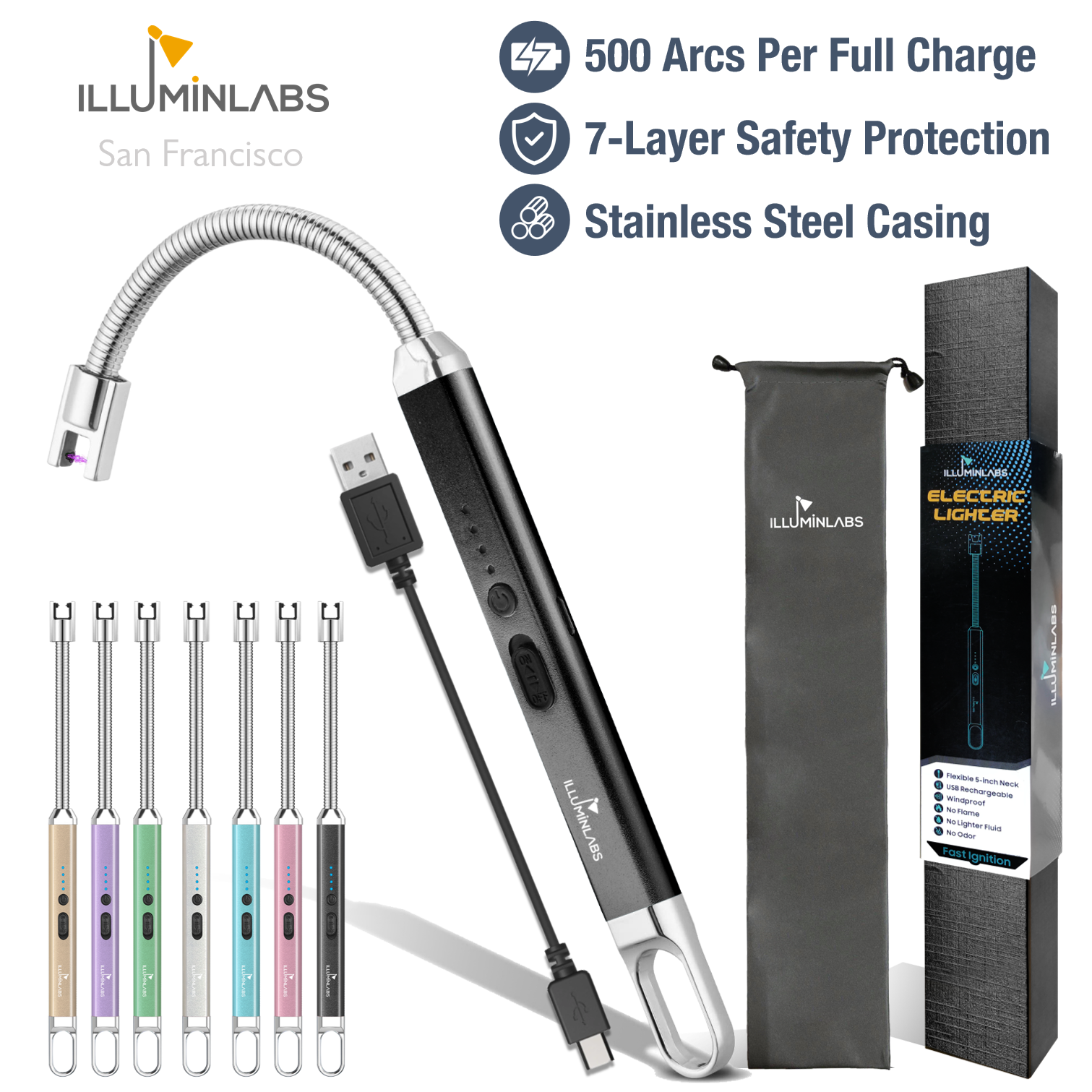 Electric Candle Lighter, Upgraded USB Arc Lighter
