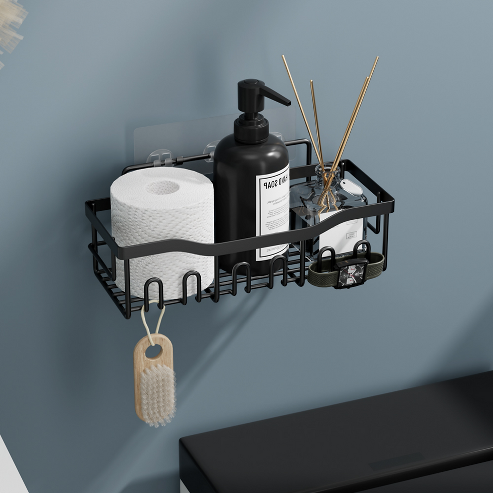 Thumbnail: Shower Caddy W/ Soap&Brush Holder - 5PCS