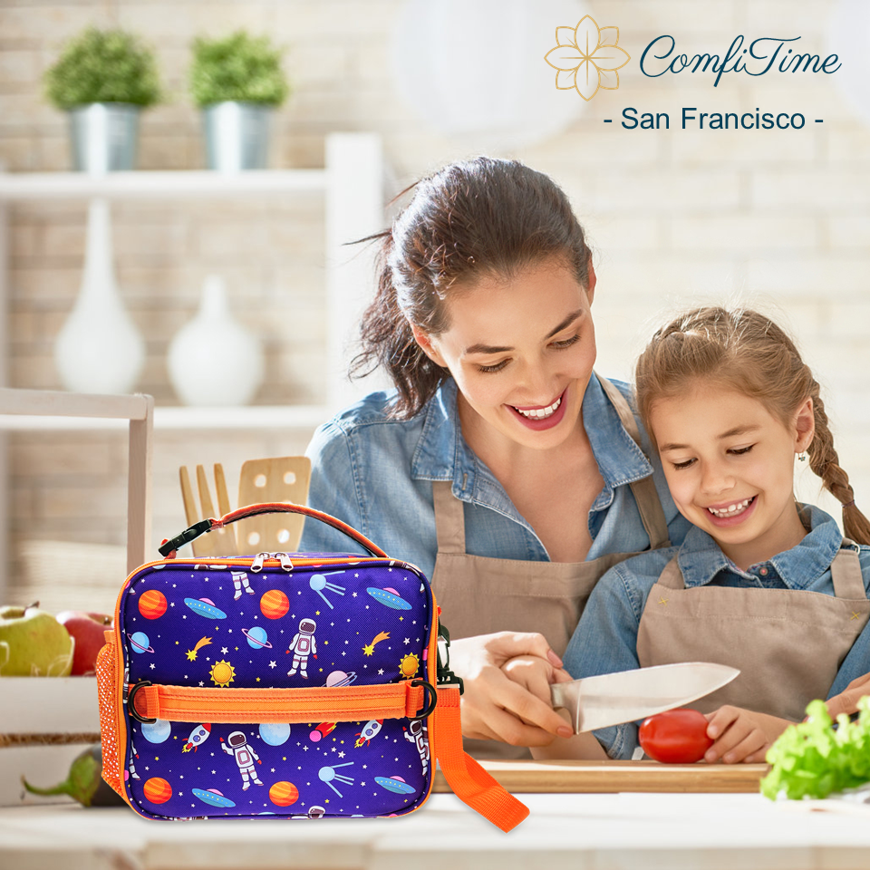 Thumbnail: ComfiTime Lunch Bag for Kids – Insulated Lunch Box for Girls and Boys