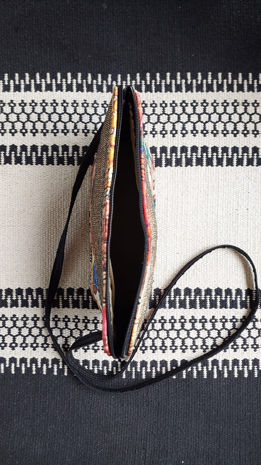 Thumbnail: Ananta Sling Bag- Black Ajrak