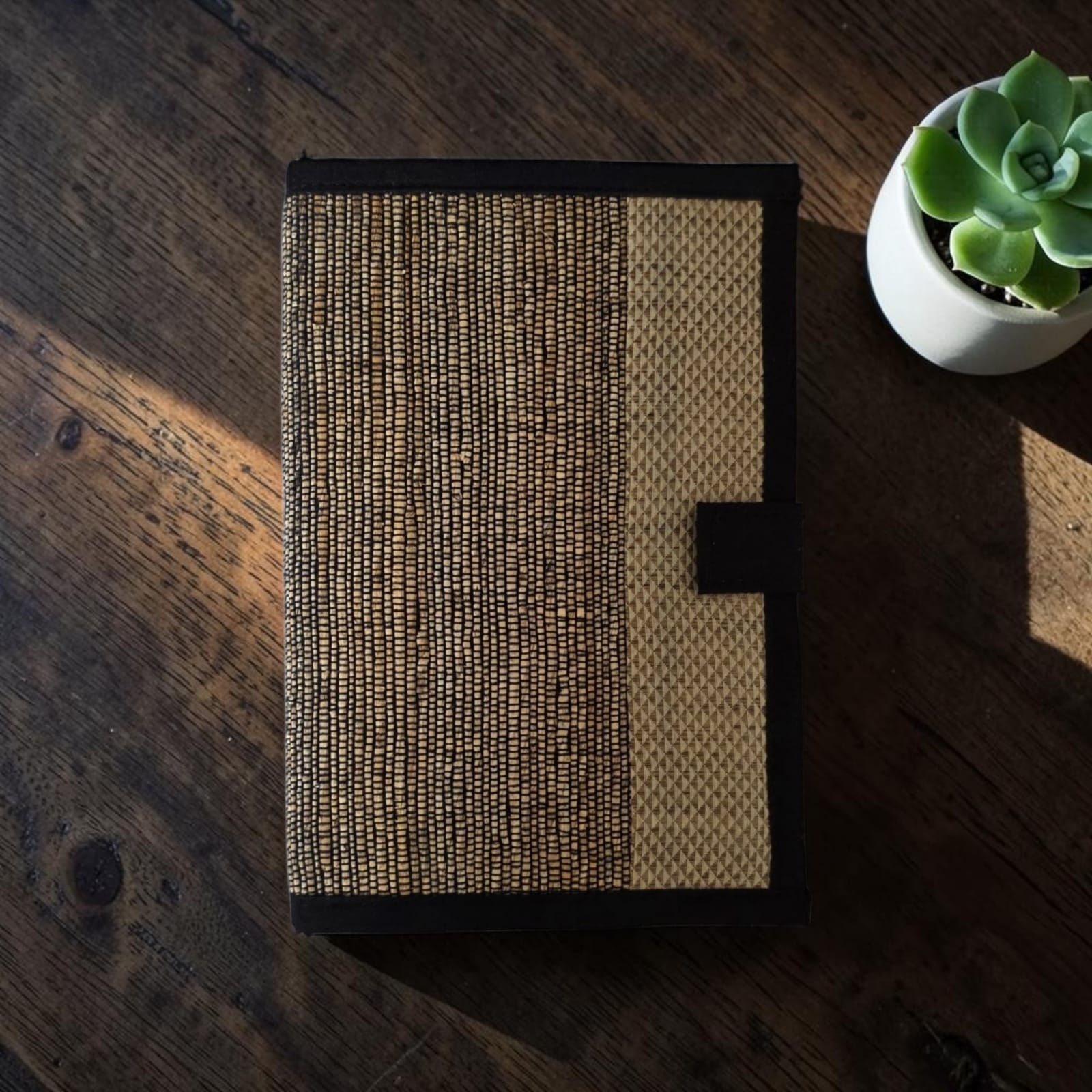 Handcrafted Banana Fibre Planner/Diary - Terra Mosaic