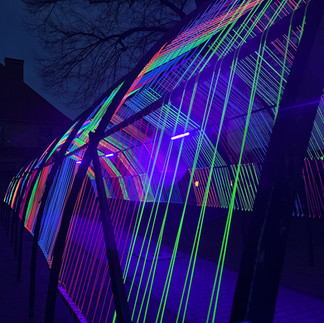 Warendorfer Frühlingslichter Neon Tunnel