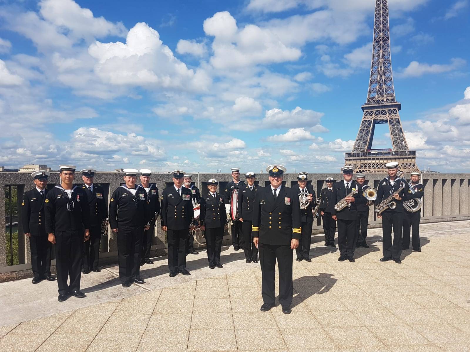 Royal Australian Navy Band in Paris