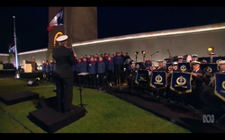 ANZAC Day Dawn Service in Villers-Breten