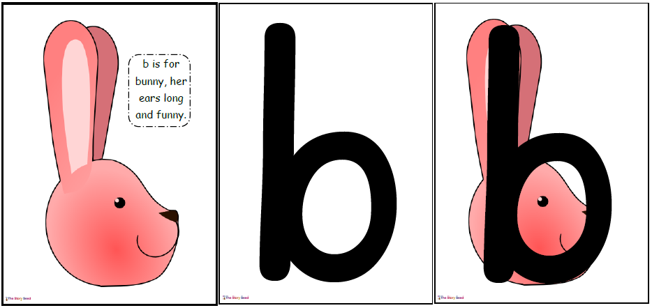 Letter b poster