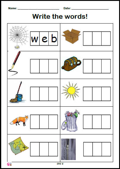 Phoneme Frame Writing Set