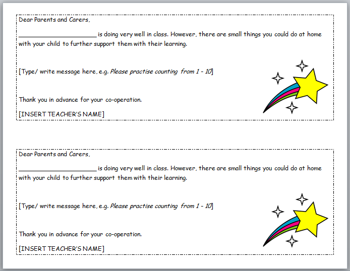 For Parents - Helping at home