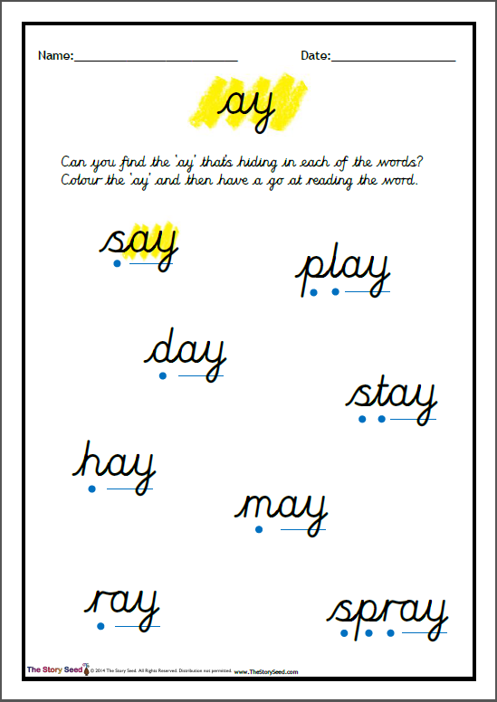Di- & Trigraphs - With sound buttons