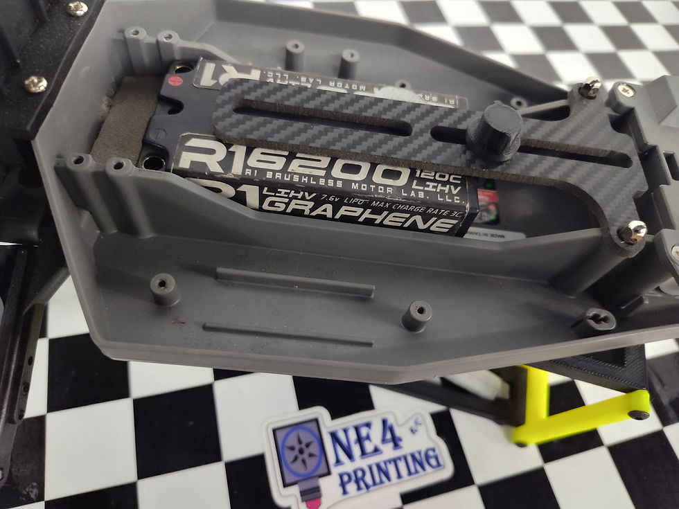Thumbnail: Kydex Carbon Fiber Quick Adjust battery strap-fits Traxxas