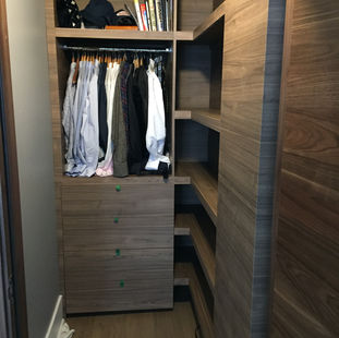 Custom walk-in closet