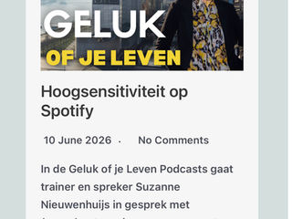 In het HSP Magazine met de Geluk of je Leven podcast