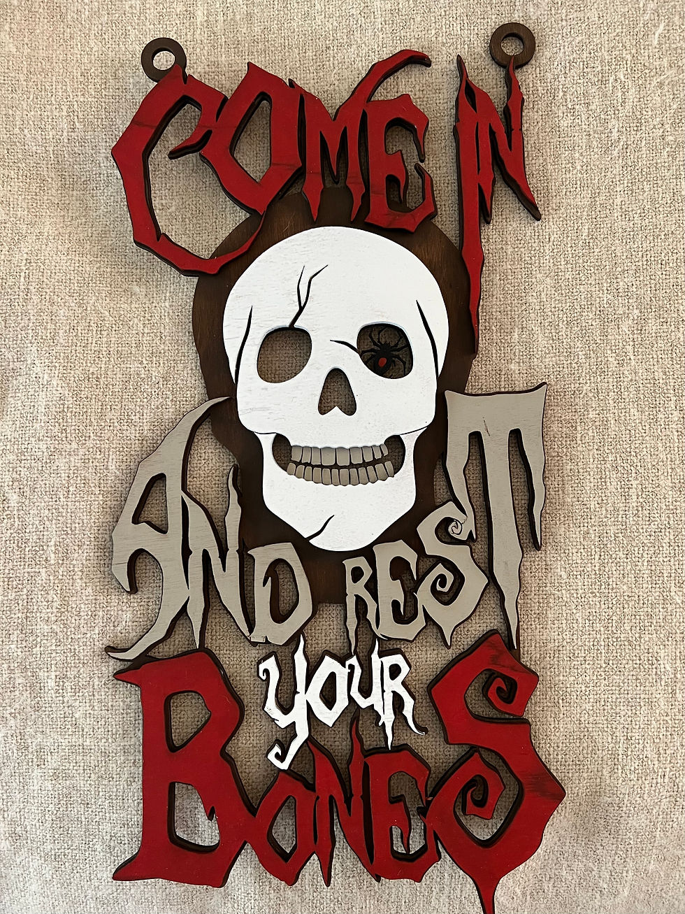 Thumbnail: Wood Crafts-  Come In and Rest Your Bones