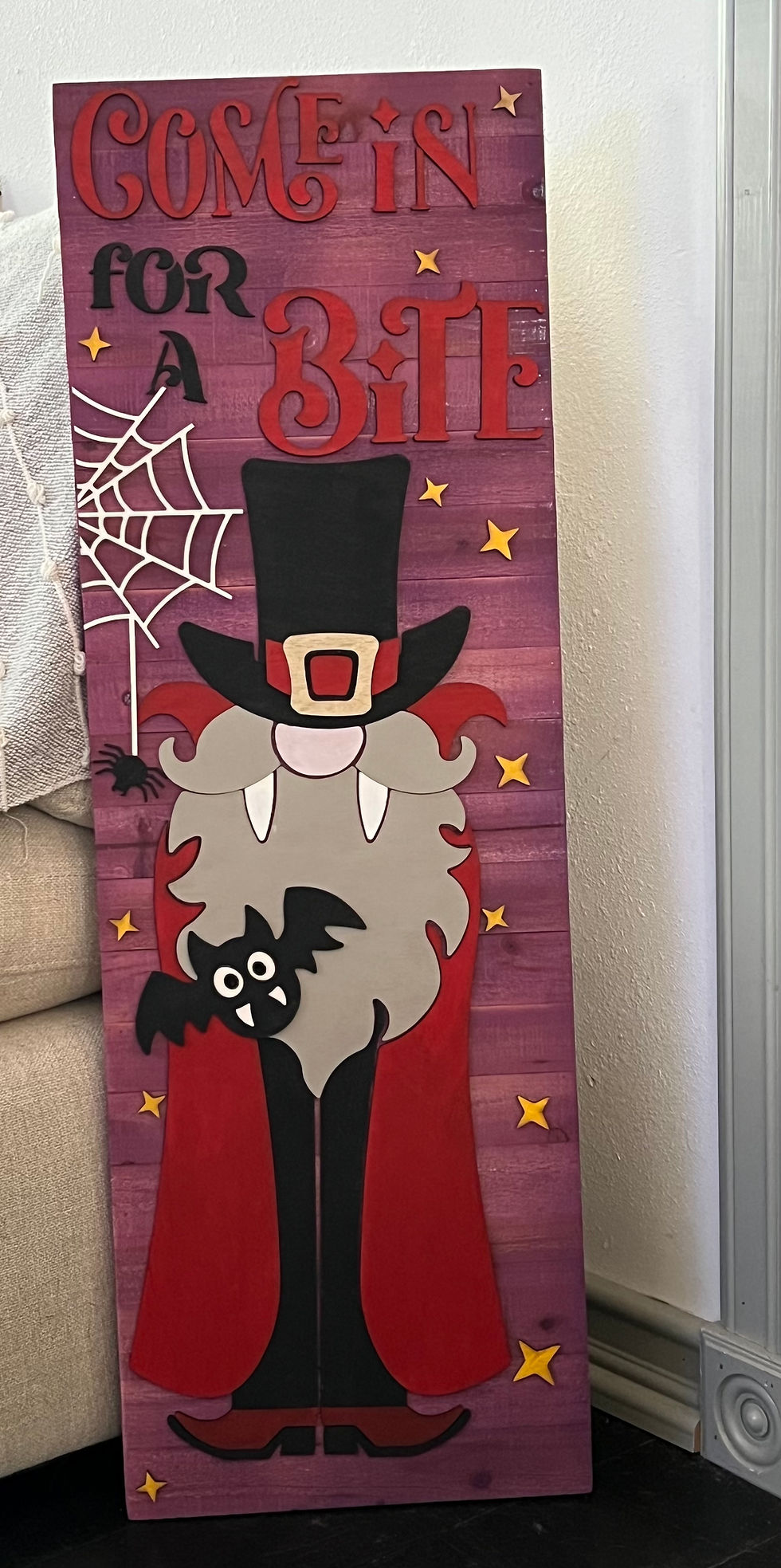 Thumbnail: Wood Crafts-  In For A Bite Porch Sitter