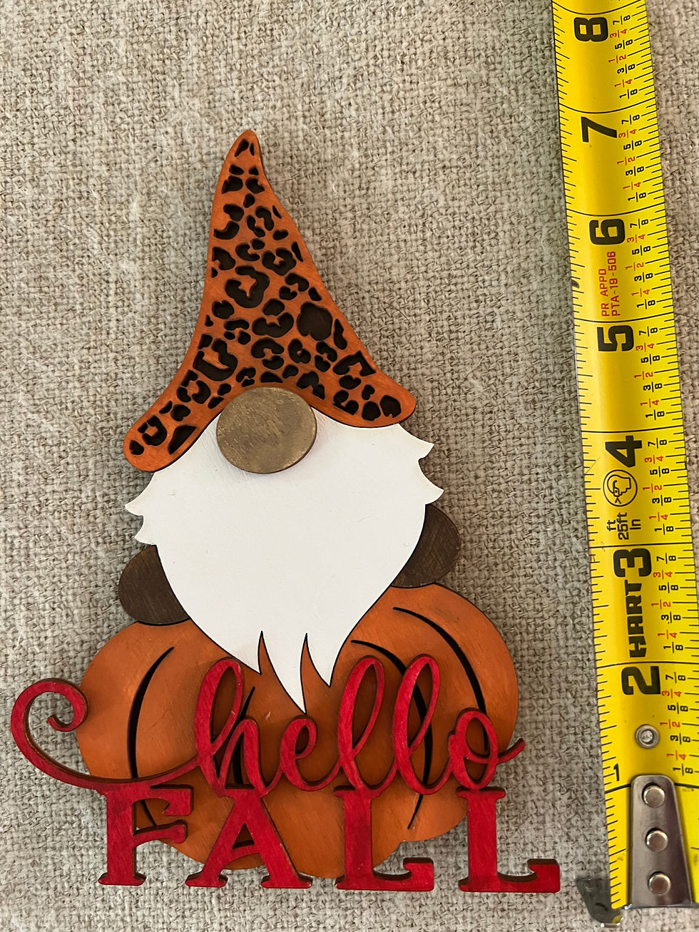 Thumbnail: Wood Crafts-  Hello Fall Gnome