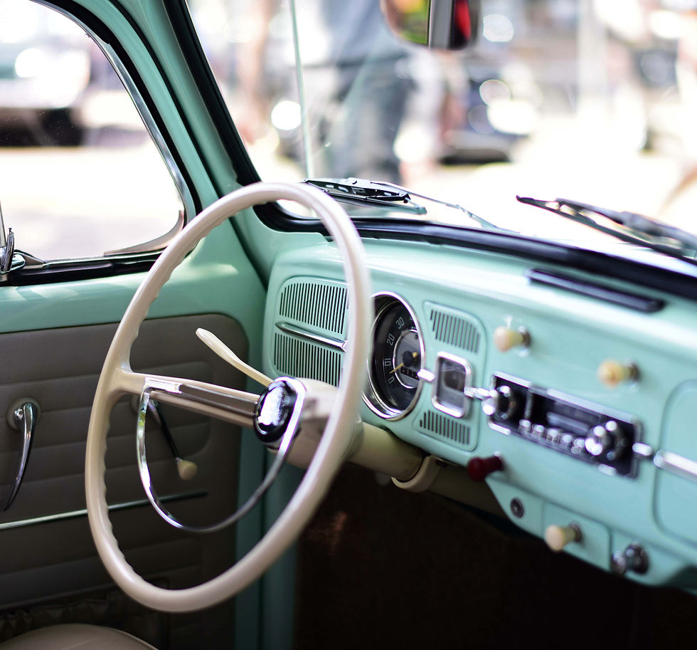 Vintage Car Interior
