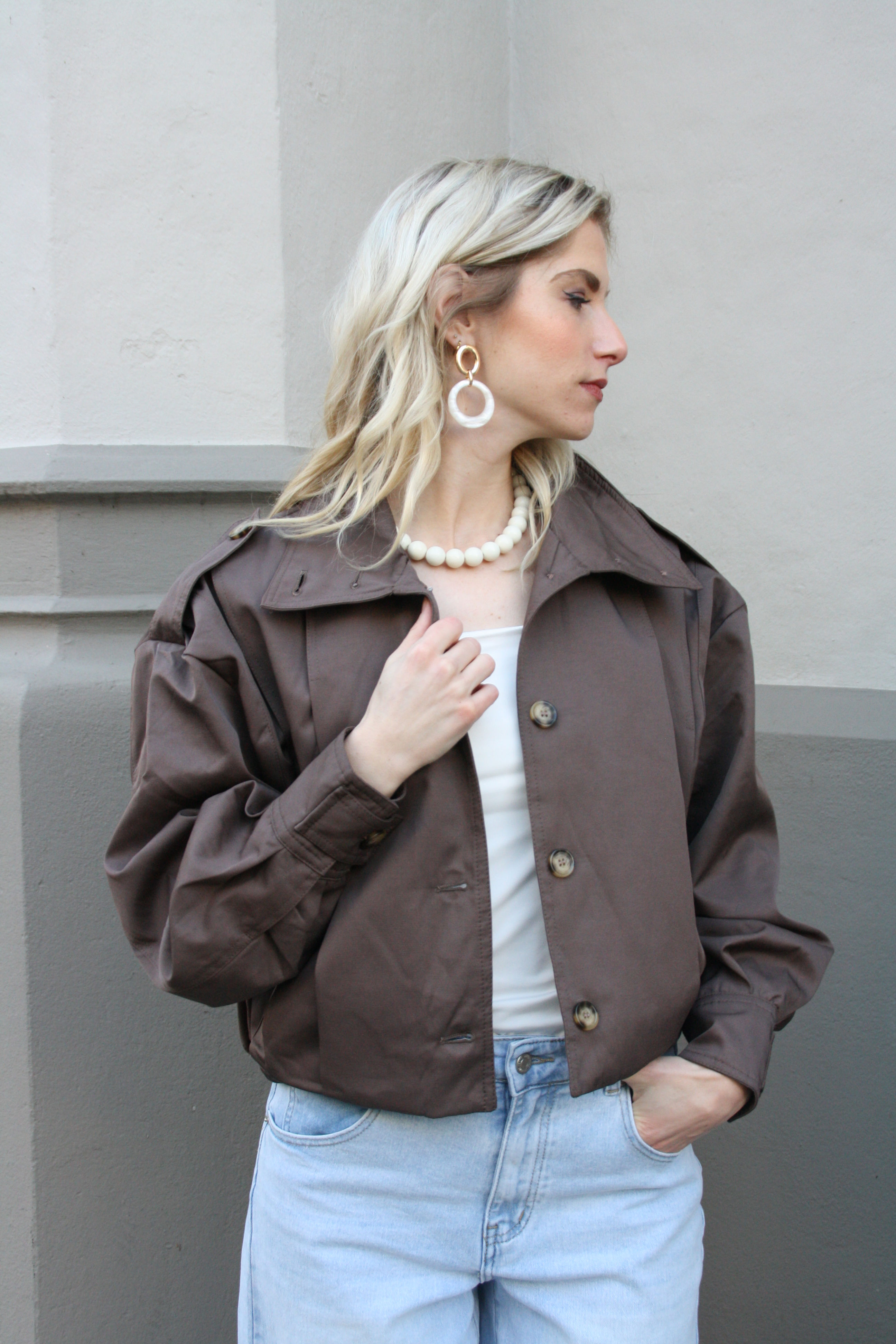 KYLIE TRENCHCOAT BRUIN