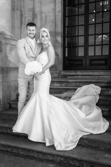 Ashton Memorial Lancaster wedding couple editorial style wedding