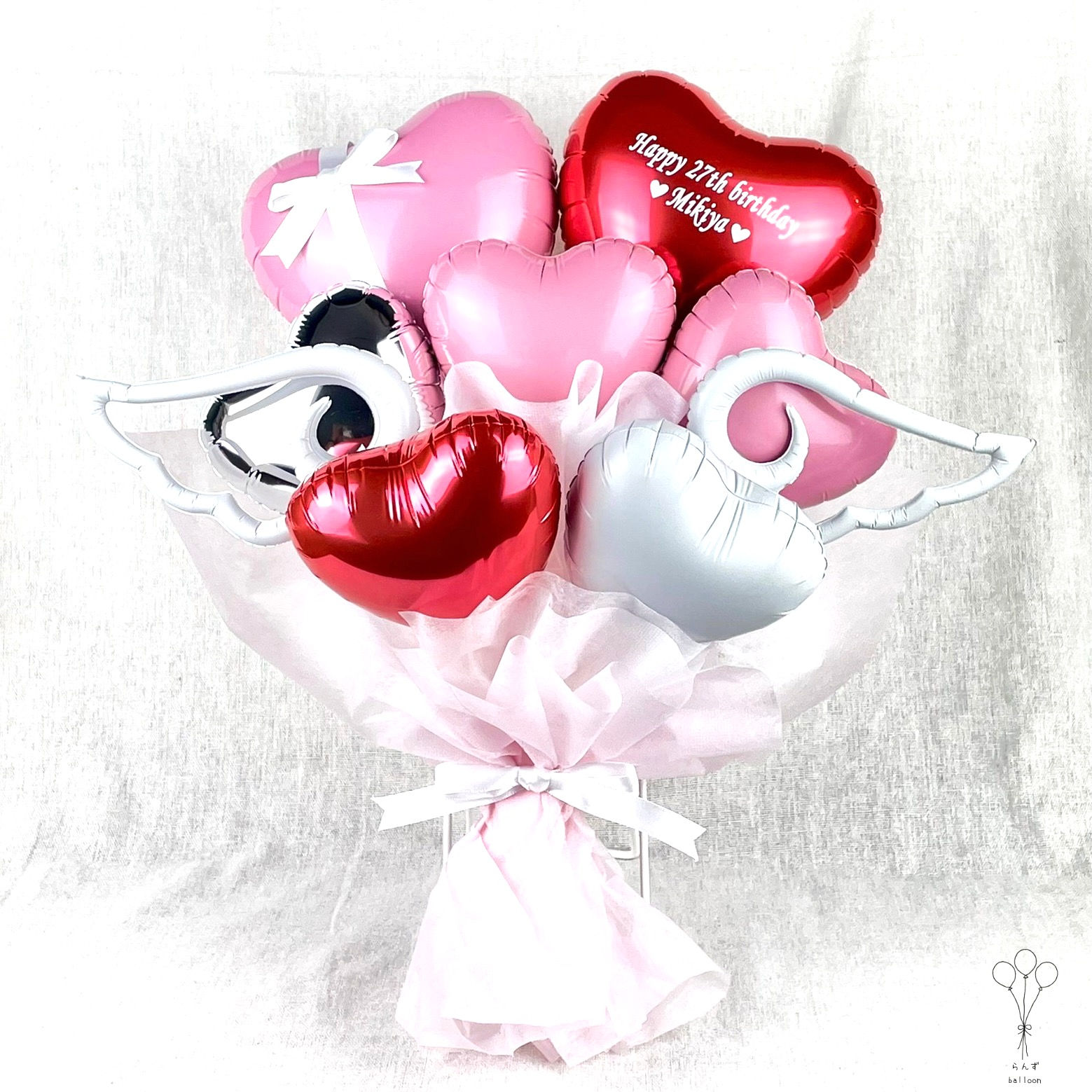 ウィング付バルーンブーケ