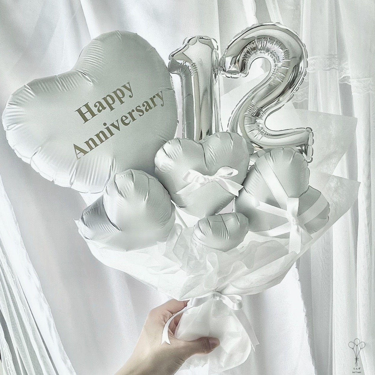 ナンバーバルーンブーケ