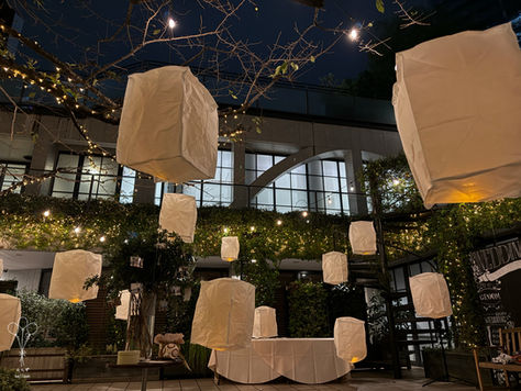 結婚式 ウェディング 結婚式場 二次会 ウェルカムスペース 再入場 お色直し 演出 ランタン ラプンツェル ディズニー LED 光る風船 バルーンアート バルーンスタンド 飾り付け パラッツォドゥカーレ麻布 かわいい 港区 渋谷区 世田谷区 目黒区 らんずballoon