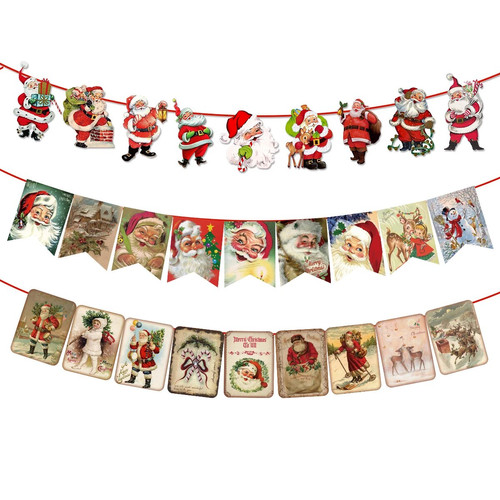 Vintage Christmas Garland three styles The Seasons Shoppe