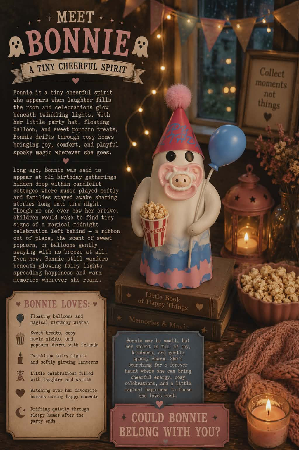 Bonnie the happy birthday ghost