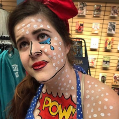 costum party face paint