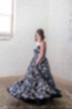 Thumbnail: Silver/Blue Floral Dress