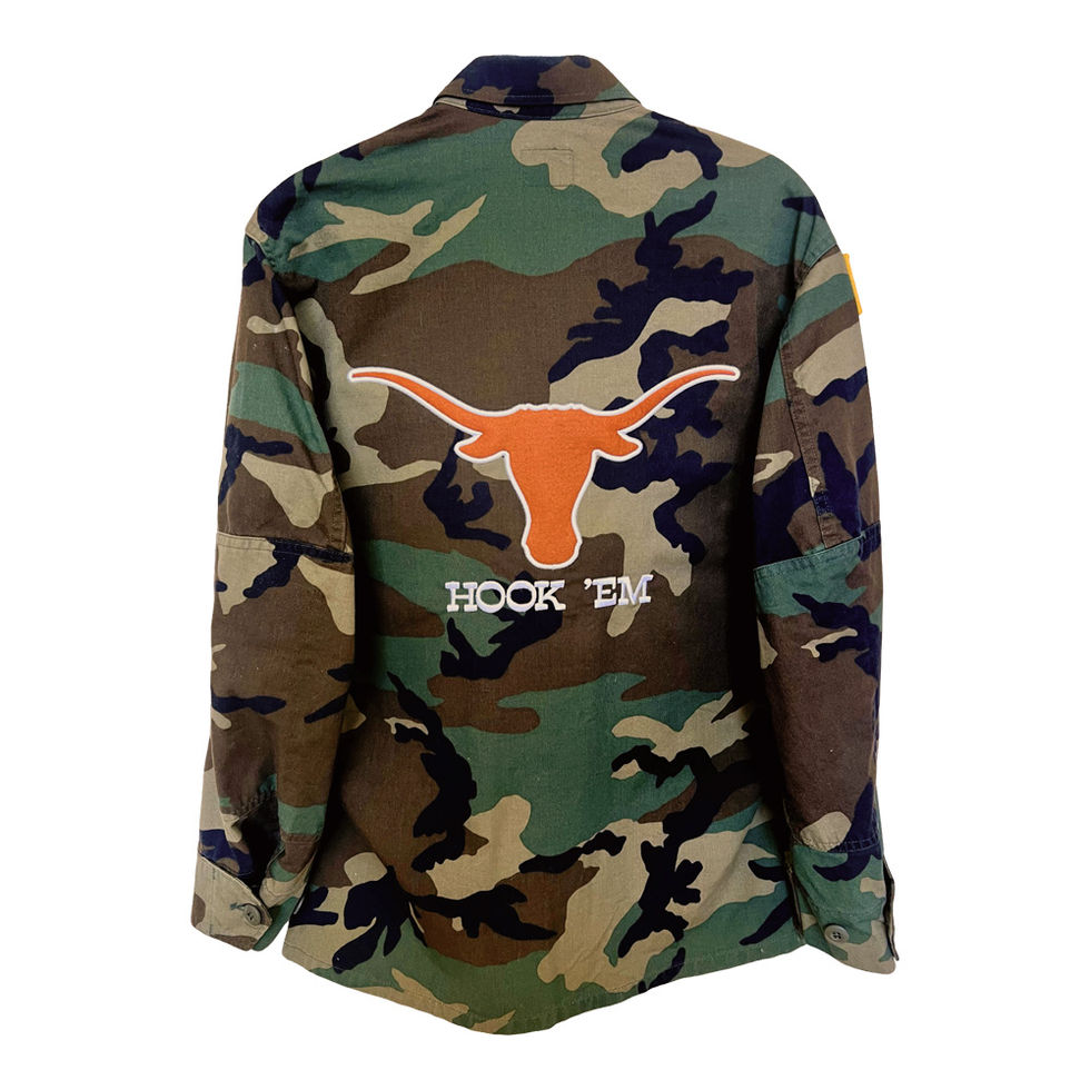 Texas American Battle Dress Uniform Top - Back View