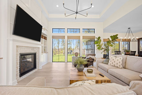 Ridgewood Homes Custom Living Area